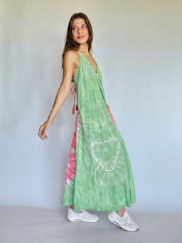 Backless Tie Dye Boho Dressindex