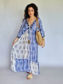 Boho Linen Dressindex