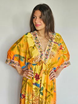 Boho Parrot Dressindex