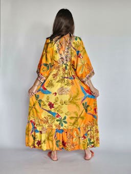 Boho Parrot Dressindex