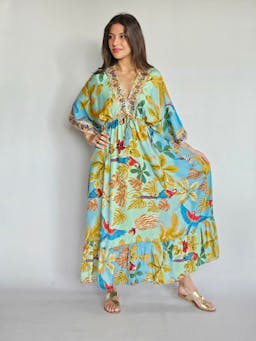 Boho Parrot Dressindex