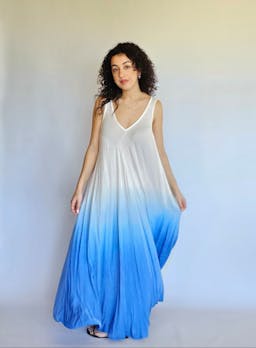 Color Gradient Long Dressindex