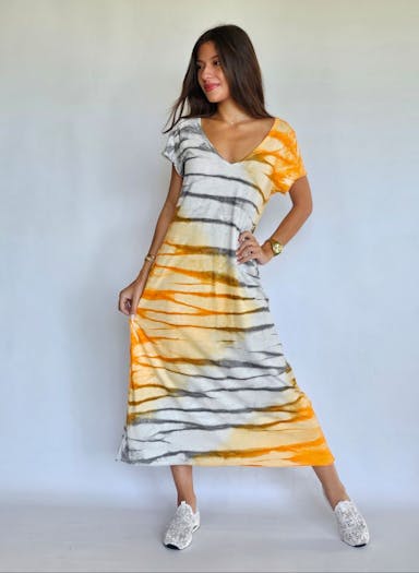 Cotton Tie Dye Dress