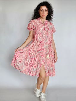 Cute Pinkish Shirt Dressindex