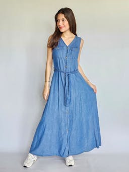 Denim Dress with Beltindex