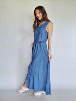 Denim Dress with Beltindex