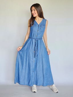 Denim Dress with Beltindex