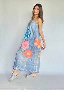 Flowy Denim Dressindex