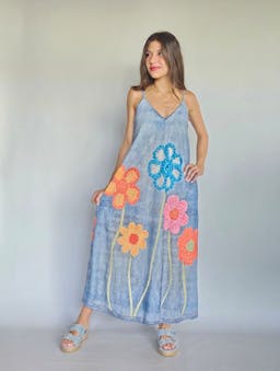 Flowy Denim Dressindex