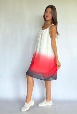 Gradient Colors Short Dressindex