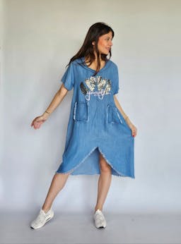 Love Yourself Denim Dressindex