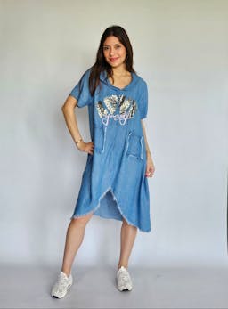 Love Yourself Denim Dressindex