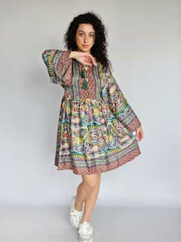 Paisley Print Dressindex