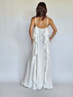 Ruffled Flowy Long Dressindex