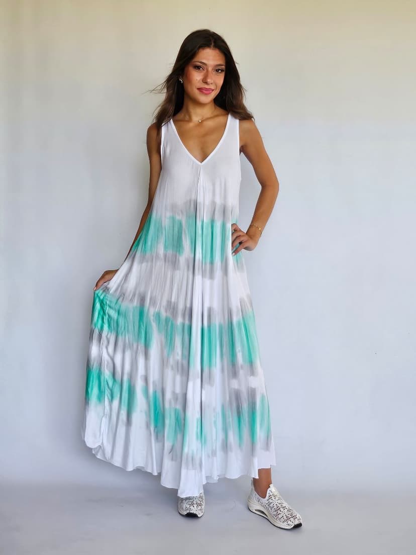 Tie Dye Long Dress