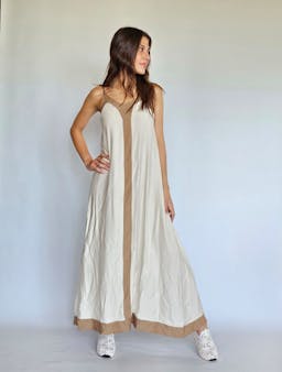 Two Colors Flowy Dressindex