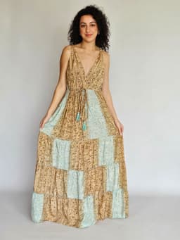 V-Neck Boho Dressindex