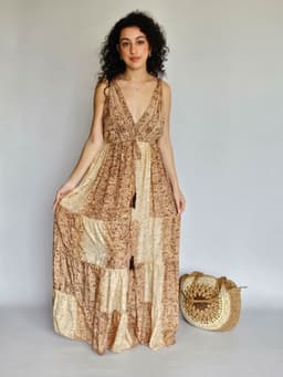 V-Neck Boho Dressindex