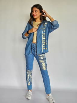 "Beyoutiful" Denim Jacketindex