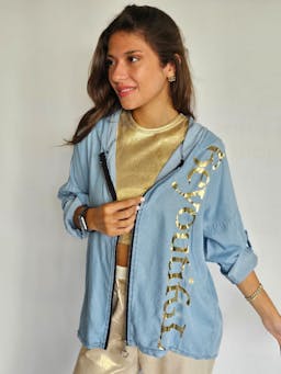 "Beyoutiful" Denim Jacketindex