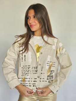 Denim Beige Jacketindex