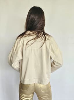 Denim Beige Jacketindex