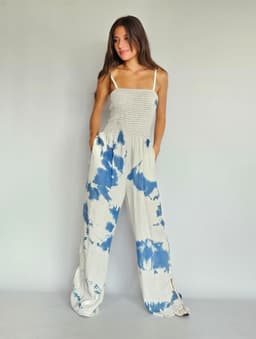 Blue Tie Dye Jumpsuitindex