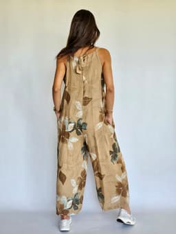 Linen Floral Jumpsuitindex