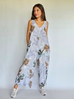 Linen Floral Jumpsuitindex