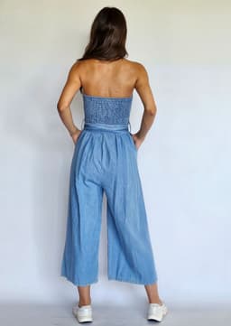 Strapless Denim Jumpsuitindex