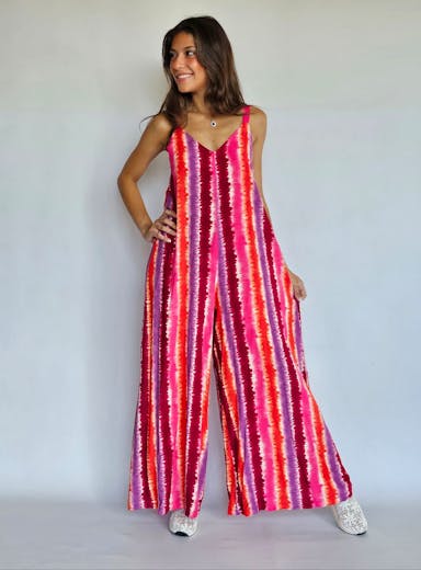 Striped Jumpsuit