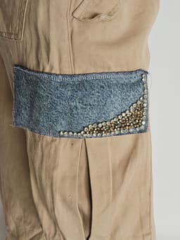 Beige Cargo Pantsindex