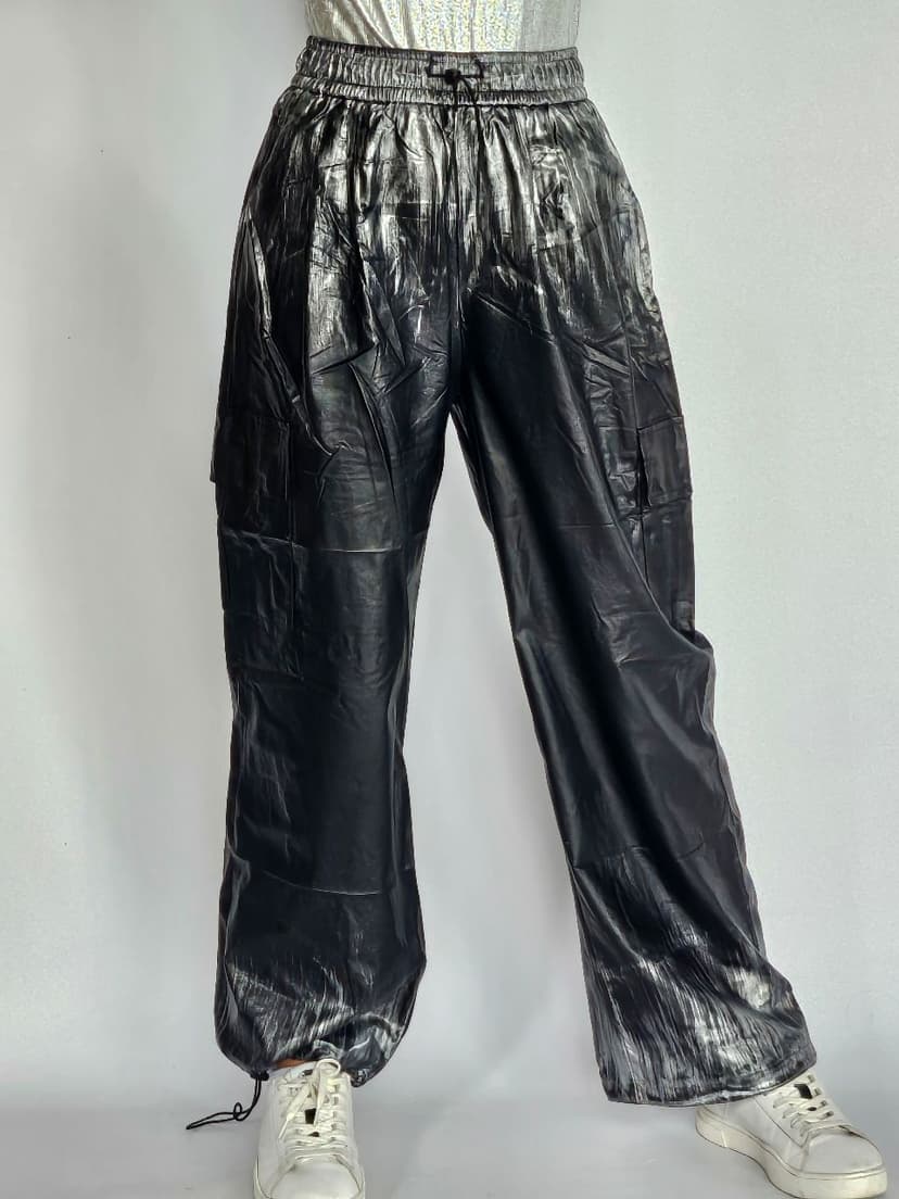 Leather Cargo Pants