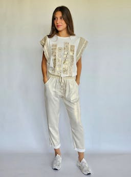 Linen Gold Pantsindex