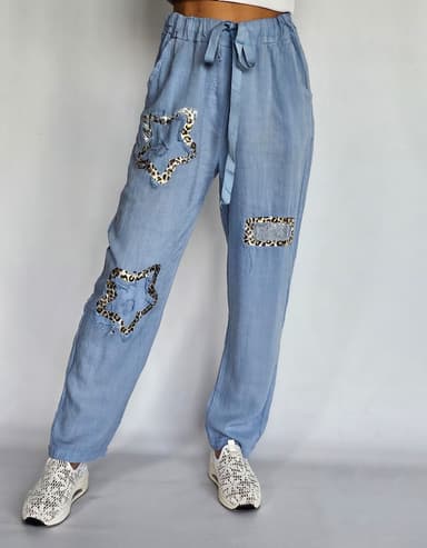 Linen "Star" Pants