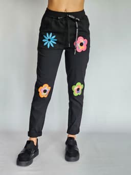 Pants with Shiny Flowersindex