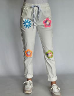 Pants with Shiny Flowersindex