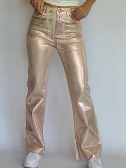 Pink Metallic Jeansindex