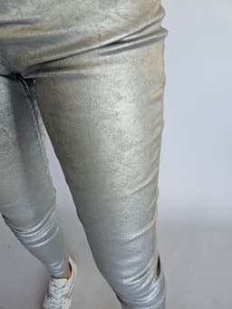 Silver Slim Fit Pantsindex