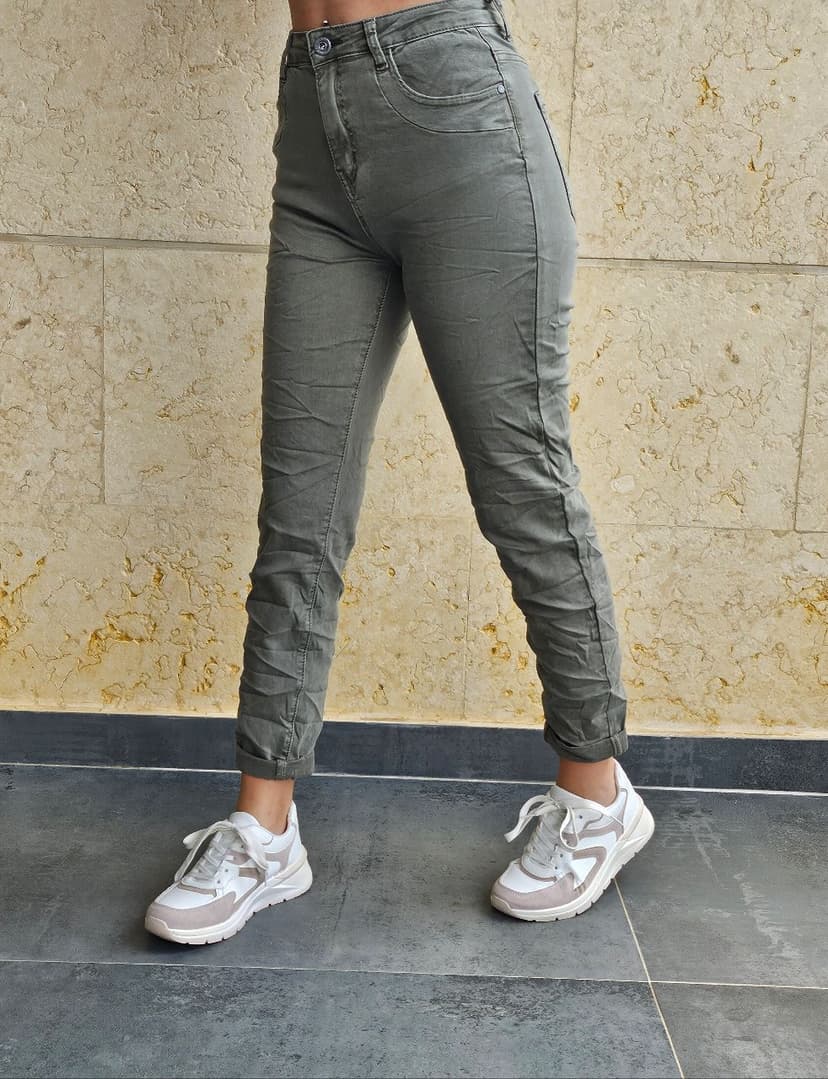 Stretchable Olive Green Pants