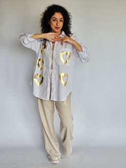 Gold Hearts Shirtindex