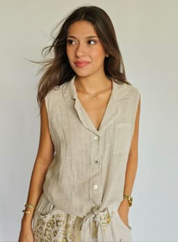 Linen Beige Shirtindex