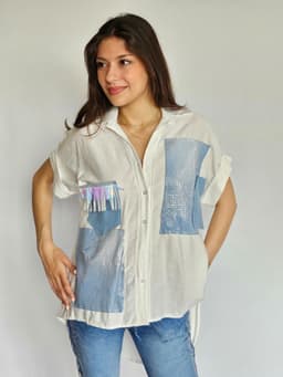 White Shirt with Denimindex