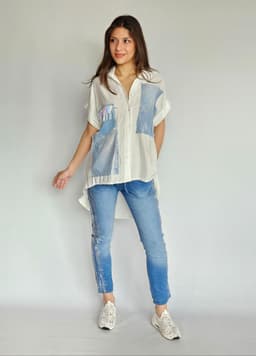 White Shirt with Denimindex