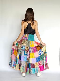 Gypsy Patchwork Skirtindex