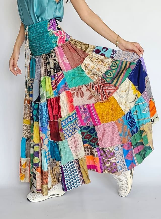 Gypsy Patchwork Skirt