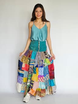 Gypsy Patchwork Skirtindex