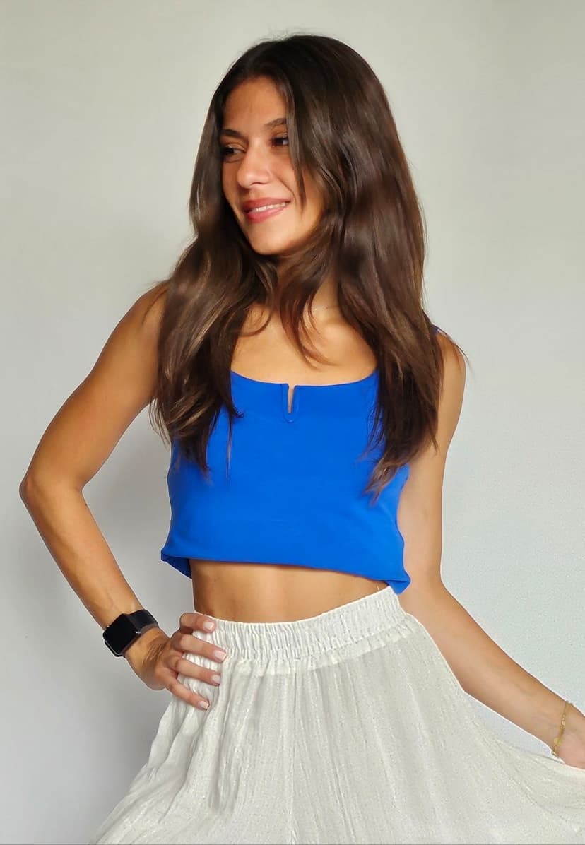 Basic Indigo Top