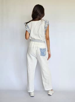 Linen White Pantsindex